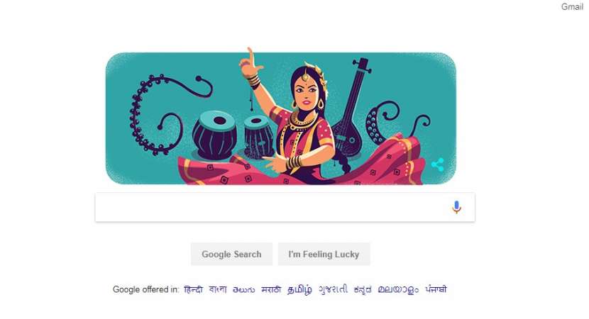 Google doodle celebrates Kathak legend Sitara Devi's birthday Google doodle celebrates Kathak legend Sitara Devi's birthday