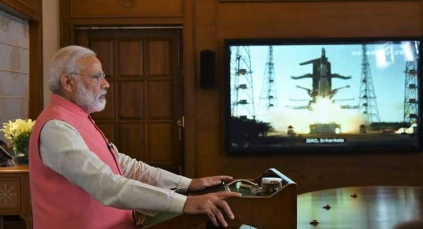 PM Modi congratulates ISRO for successful 100th satellite launch PM Modi congratulates ISRO for successful 100th satellite launch