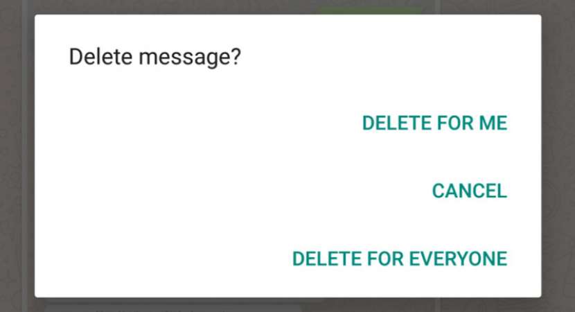 WhatsApp 'Delete for Everyone' message time limit extended WhatsApp 'Delete for Everyone' message time limit extended