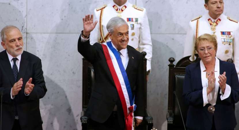 Sebastian Pinera sworn in as Chile's president Sebastian Pinera sworn in as Chile's president