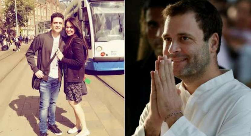 Rahul Gandhi congratulates IAS couple on marriage Rahul Gandhi congratulates IAS couple on marriage
