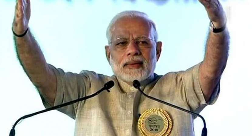 PM Narendra Modi blasts opposition for 'dividing' the country PM Narendra Modi blasts opposition for 'dividing' the country