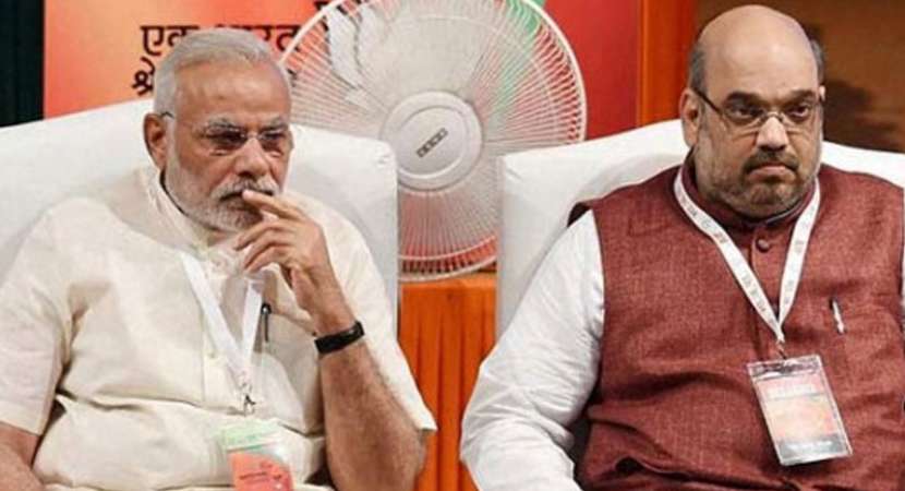 Congress taunts Modi, Shah for observing 'fake fast' Congress taunts Modi, Shah for observing 'fake fast'
