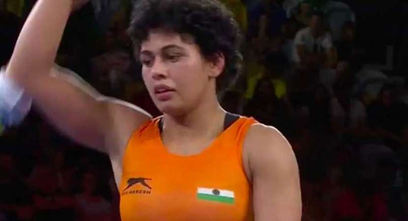 CWG 2018: Wrestler Pooja takes silver in women 57 kg category CWG 2018: Wrestler Pooja takes silver in women 57 kg category