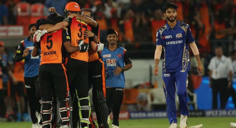 IPL 2018: Hyderabad edge-past Mumbai Indians IPL 2018: Hyderabad edge-past Mumbai Indians