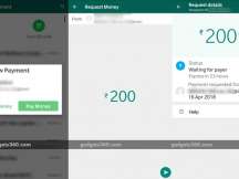 Users can request money from contacts in WhatsApp