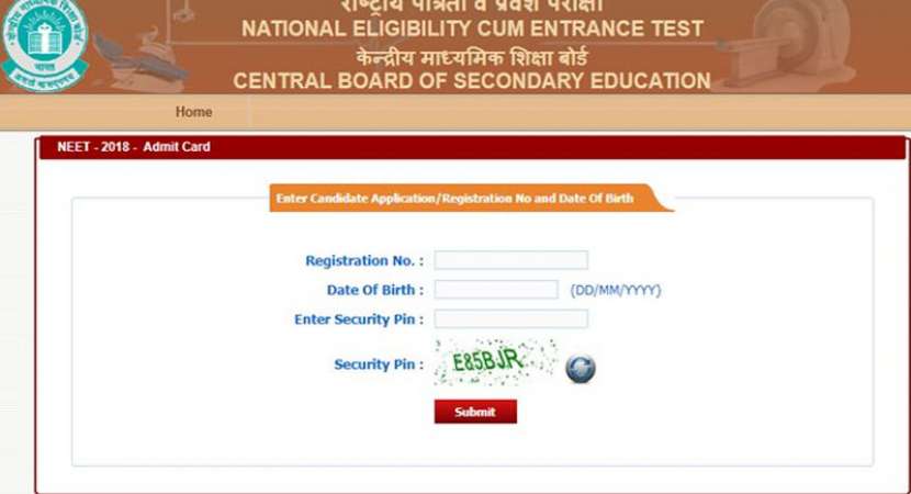 CBSE NEET 2018: Admit cards released, check exam dates and other details CBSE NEET 2018: Admit cards released, check exam dates and other details