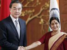 Sushma Swaraj arrives in Beijing, to hold talks with Wang Yi