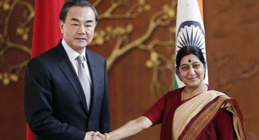 Sushma Swaraj arrives in Beijing, to hold talks with Wang Yi Sushma Swaraj arrives in Beijing, to hold talks with Wang Yi