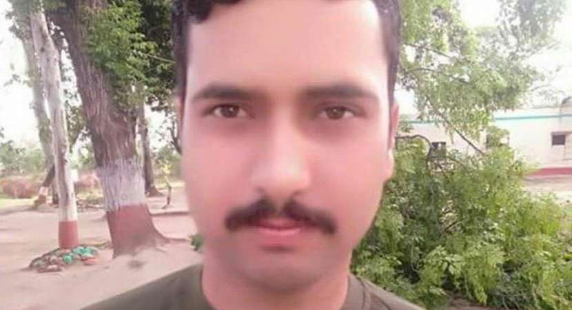 BSF constable Sita Ram Upadhyay was killed in Pakistani fire on Friday morning. Upadhyay had joined the force in 2011.((ANI/Twitter)) BSF constable Sita Ram Upadhyay was killed in Pakistani fire on Friday morning. Upadhyay had joined the force in 2011.((ANI/Twitter))