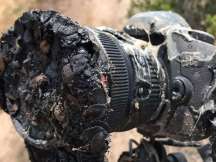 Grass fire to blame for that melted NASA camera during rocket launch