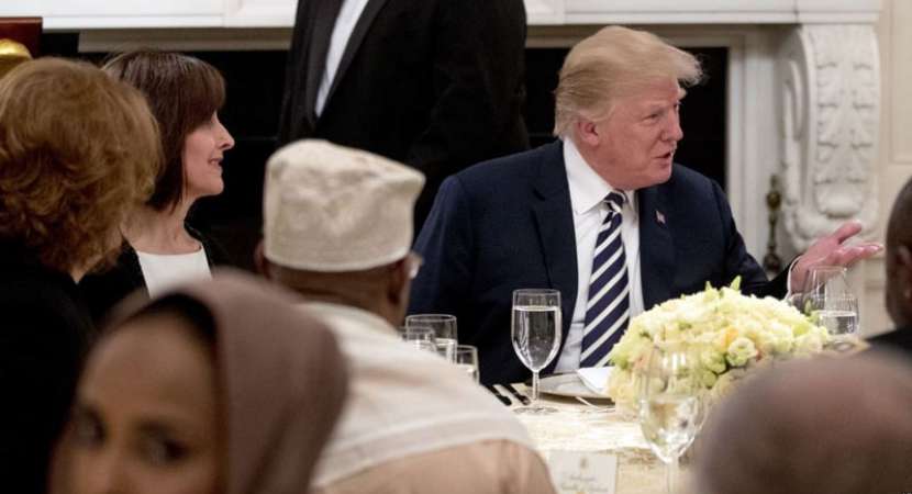 Trump hosts first iftar dinner Trump hosts first iftar dinner