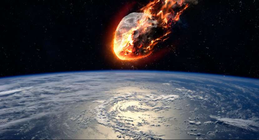 An asteroid enlightened the sky over Botswana in Africa An asteroid enlightened the sky over Botswana in Africa