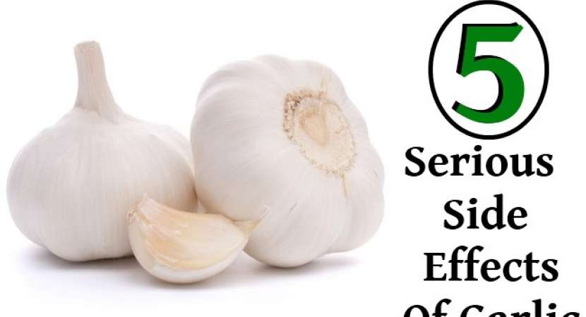 Fresh garlic intake leads to nausea, vomiting and heartburn Fresh garlic intake leads to nausea, vomiting and heartburn