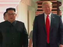 Donald Trump, Kim Jong Un meet, begin historic summit in Singapore