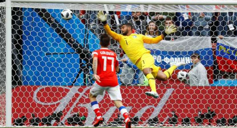 Russia overwhelm Saudis in FIFA World Cup opener Russia overwhelm Saudis in FIFA World Cup opener