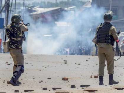 Security forces fired at stone-throwing protesters (representational image) Security forces fired at stone-throwing protesters (representational image)