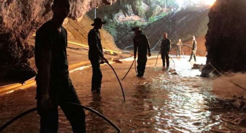 Mission to rescue boys from Thai cave underway Mission to rescue boys from Thai cave underway