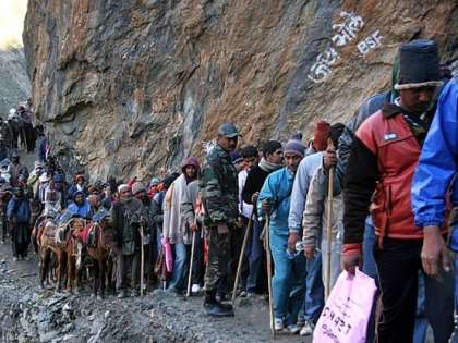 2,966 pilgrims leave for Amarnath as yatra resumes 2,966 pilgrims leave for Amarnath as yatra resumes