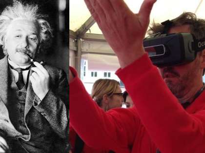 VR lets you step into Einstein's shoes and think like him VR lets you step into Einstein's shoes and think like him