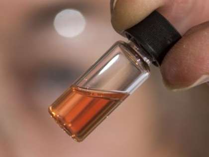 It is said that the 1.1 billion-year-old pigments have a bright pink hue, but range from blood red to deep purple in their concentrated form It is said that the 1.1 billion-year-old pigments have a bright pink hue, but range from blood red to deep purple in their concentrated form