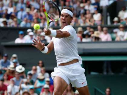 Watch: 'Dedicated' Nadal lands on a fan at a Wimbledon 2018 match Watch: 'Dedicated' Nadal lands on a fan at a Wimbledon 2018 match