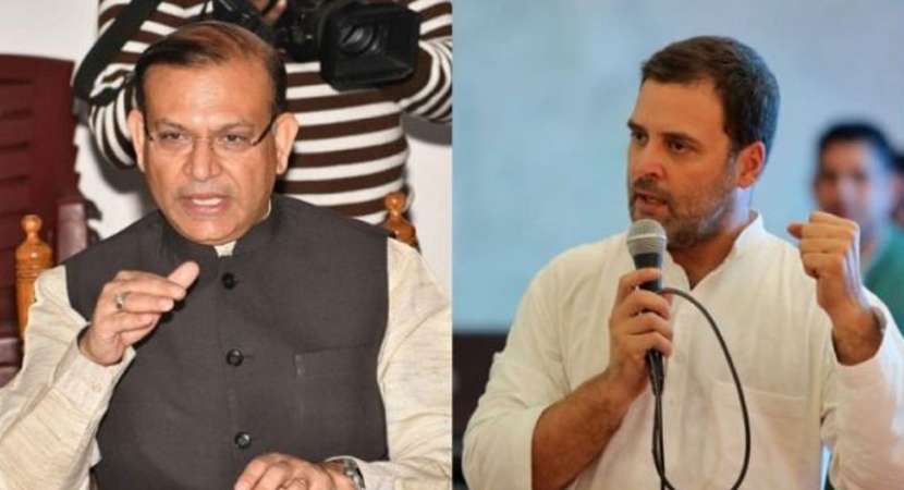Jayant Sinha dares Rahul for debate on Ramgarh lynching case Jayant Sinha dares Rahul for debate on Ramgarh lynching case