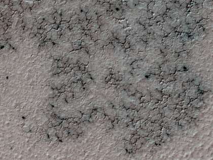 The image of the planet's South Pole comes from the space agency's Mars Reconnaissance Orbiter (MRO) and it shows The image of the planet's South Pole comes from the space agency's Mars Reconnaissance Orbiter (MRO) and it shows
