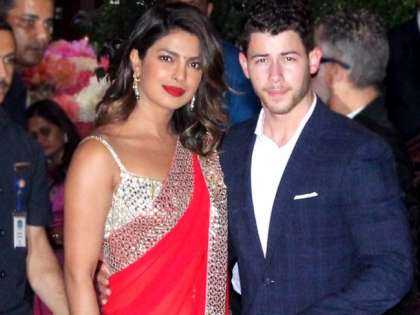 Priyanka and Nick Jonas in Ambani party Priyanka and Nick Jonas in Ambani party