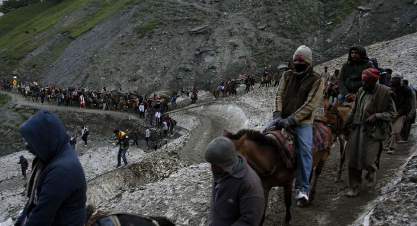 Separatist-called shutdown temporarily suspends Amarnath Yatra Separatist-called shutdown temporarily suspends Amarnath Yatra