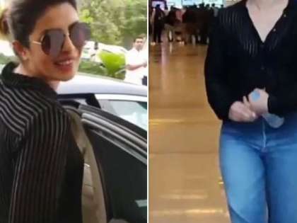 Watch Video: Priyanka Chopra hides engagement ring in Delhi Watch Video: Priyanka Chopra hides engagement ring in Delhi
