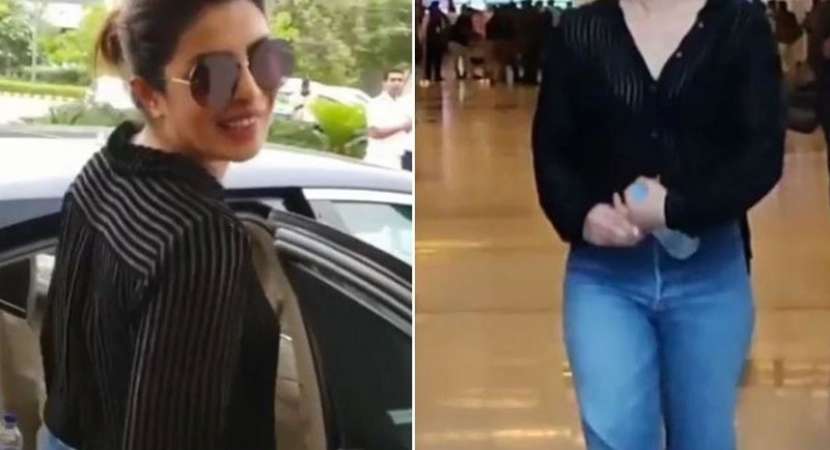 Watch Video: Priyanka Chopra hides engagement ring in Delhi Watch Video: Priyanka Chopra hides engagement ring in Delhi
