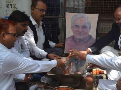 Atal Bihari Vajpayee in AIIMS: Rajnath Singh, Amit Shah pay visit Atal Bihari Vajpayee in AIIMS: Rajnath Singh, Amit Shah pay visit
