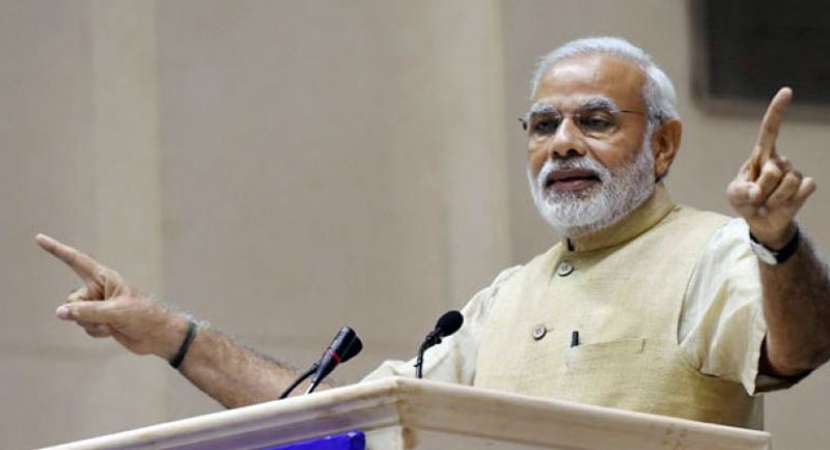 Modi sets tone for 2019 polls, attacks Mahaghatbandhan Modi sets tone for 2019 polls, attacks Mahaghatbandhan