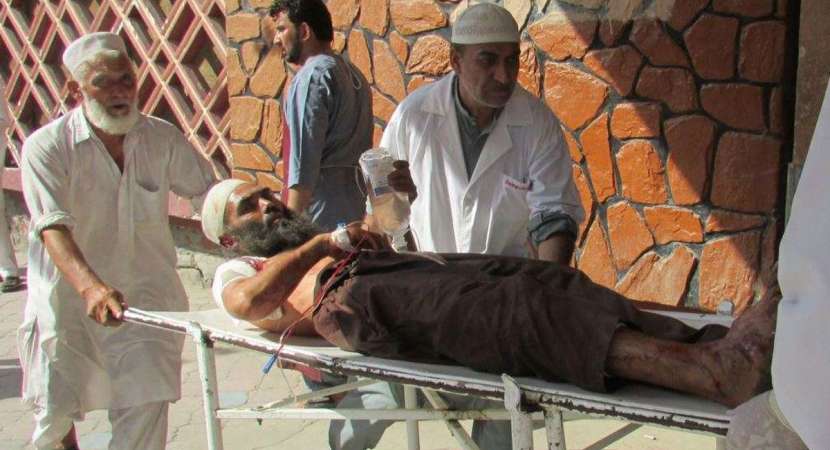 32 killed in suicide attack on protesters in Afghanistan 32 killed in suicide attack on protesters in Afghanistan