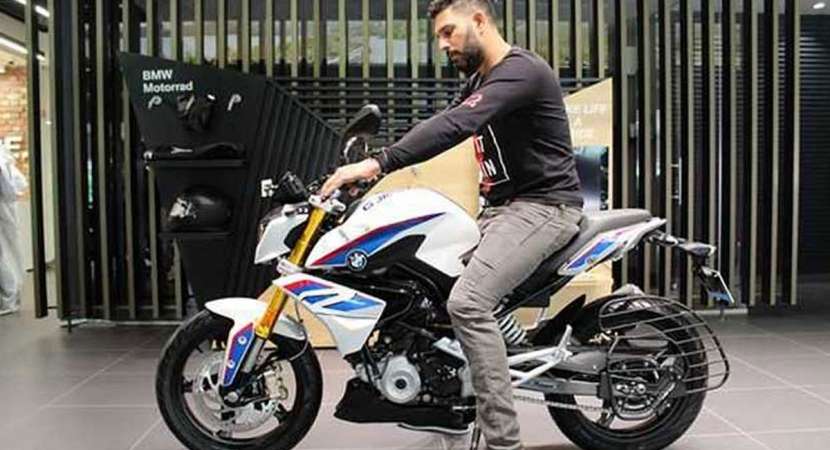 BMW G310R: Yuvraj Singh gets his new ride partner BMW G310R: Yuvraj Singh gets his new ride partner