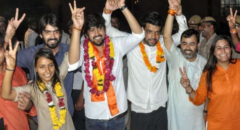 ABVP bags President, two other posts in DUSU polls ABVP bags President, two other posts in DUSU polls