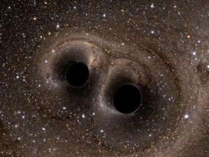 The gravitational waves from the collision are leading to the formation of a new, huge black hole 80 times larger than our sun The gravitational waves from the collision are leading to the formation of a new, huge black hole 80 times larger than our sun