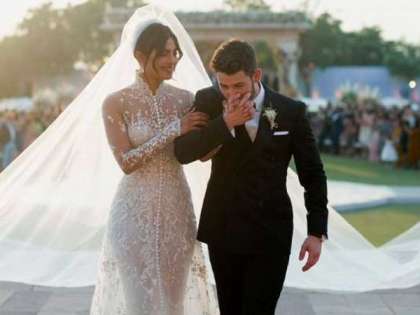 Watch Video: Nick Jonas in tears as Priyanka Chopra walks to him Watch Video: Nick Jonas in tears as Priyanka Chopra walks to him