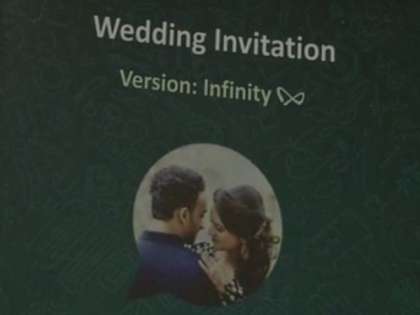 Check out! WhatsApp inspired wedding card Check out! WhatsApp inspired wedding card