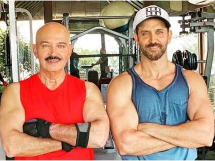 Hrithik Roshan shares a photo with father Rakesh Roshan Hrithik Roshan shares a photo with father Rakesh Roshan