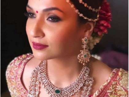 Rajinikanth's daughter Soundarya in bridal make-up Rajinikanth's daughter Soundarya in bridal make-up