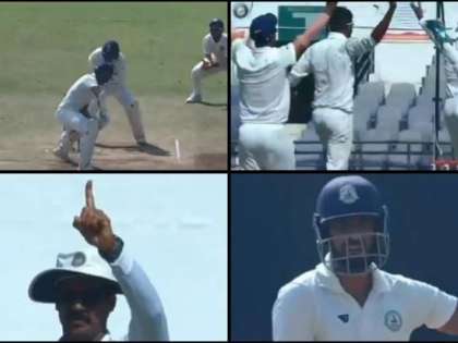 Irani Cup 2019: Umpire waits for eternity to give lbw decision Irani Cup 2019: Umpire waits for eternity to give lbw decision